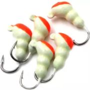 Мормышка «ЯМАН»муравей с ушком, цв.19, с красн. пяткой, d 4