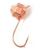 Мормышка вольф. Spider Шар с ушком крупная грань 5,0 мм 1,05 гр. Cu