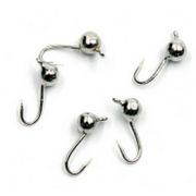 Мормышка вольф«ЯМАН»Шар с ушком, р.2,5, вес 0,10 цв.никель