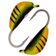 Мормышка CONDOR вольфрамовая, Банан d 2,5 мм, вес 0,5 гр, YGB c красной точкой