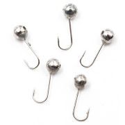 Мормышка вольф«ЯМАН»Шар с отв. р.3, вес 0,30 цв.никель