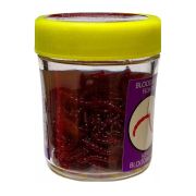 Приманка Kosadaka силикон. Мотыль плав. запах мотыля (банка 9г), цв. темно-красный