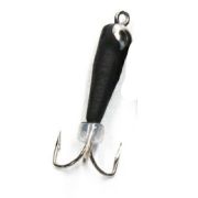 Мормышка вольф. безнасадочная «ЯМАН» Черт с петлей с коронкой из никеля (длин) d-2 мм, вес 0,4г