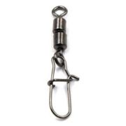 Вертлюг двойной с застежкой Namazu HS 2X ROLLING SWIVELS WITH NICE SNAP, цв. BN, р. 14, test-4 кг (у