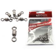 Вертлюг Namazu ROLLING RIBBED SWIVEL, латунь, цв. BN, р. 9, test-6 кг (уп.10 шт)
