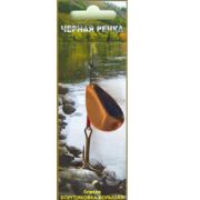 Блесна Боргояковка малая красная медь тр Mustad №05