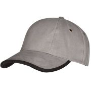 Бейсболка Unit Trendy, серая с черным