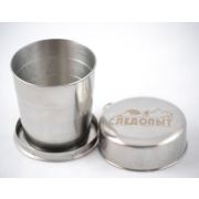 Стакан походный СЛЕДОПЫТ складной бол. 250 мл,