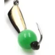 Мормышка вольф. безнасадочная «ЯМАН» Гвоздик №2(w), вес 0,45 гр., кош глаз сверл, цв. латунь