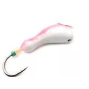 Мормышка литая ЯМАН «Мотылек», вес 0,7 гр., кр. Kumho №58, цв. фц. красный с/накопит