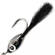 Мормышка ЯМАН «Подсадка малек» с ушком, L-11 мм, вес 0,16 г, кр. №10, цв. черный