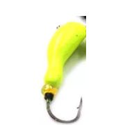 Мормышка литая ЯМАН «Мотылек», вес 0,5 гр., кр. Kumho №57, цв. фц. желтый