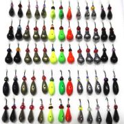 Мормышка литая на плойках КУМХО из Набора 80-Л светлая медь (25шт./1шт.)