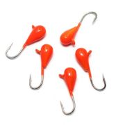 Мормышка вольф«ЯМАН»Капля с ушк, р.3,вес 0,50,цв.оранж