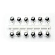 Микробисер «Яман» Шар, d-3мм, цв. серебряный, подвеска короткая(уп.12шт)