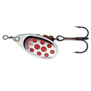 Блесна Mepps AGLIA PTS, 5, вращающаяся, SILVER/Red