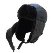 Шапка Alaskan Dog Salmon с мехом и маской (AWC1605B) Черная