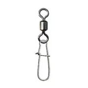 Вертлюг CONDOR Rolling Swivel With Nice Snap, с карабином цв. Black Nikel, р. 10