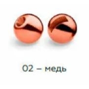 Головка Namazu Pro TiA Tungsten Head Trout вольф., р. 2,4, вес 0,1 г,медь (упак.5шт.)NPT-TH24-02