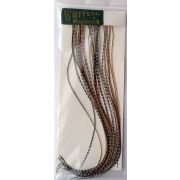 Перо из седла петуха Whiting Grizzly variant