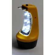 Фонарь Smartbuy ручной SBF-87-Y (акк. 4V 0.5Ah) 4св/д +6св/д, желтый/пластик, вилка 220V