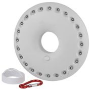 Фонарь ЭРА НЛО-24 КВ-501 кемпинг.1,5W(150lm)(3*R6) 24св/д бел./пластик магнит,подвес+караб