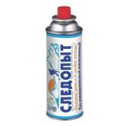 Баллон газовый СЛЕДОПЫТ для портативных плит, метал. баллон, 220гр (всесезонный) РОССИЯ