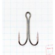 Крючок KOI «SHORT DOUBLE HOOK», размер 2 (INT), цвет BN, двойник (10 шт.)/20/