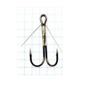 Крючок KOI «WEEDLESS DOUBLE HOOK», размер 8 (INT), цвет BN, двойник незацепл (5 шт.)