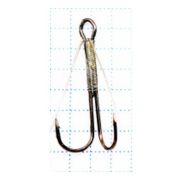 Крючок KOI «WEEDLESS DOUBLE HOOK», размер 4 (INT), цвет BN, двойник незацепл (5 шт.)