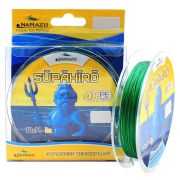 Шнур плетеный Namazu Supahiro 4Х, L-100 м, d-0,12 мм, test-5,5 кг, болотно-зеленый (мох)