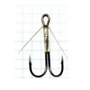 Крючок KOI «WEEDLESS DOUBLE HOOK», размер 6 (INT), цвет BN, двойник незацепл (5 шт.)