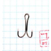 Крючок KOI «SHORT DOUBLE HOOK», размер 6 (INT), цвет BN, двойник (10 шт.)/20/