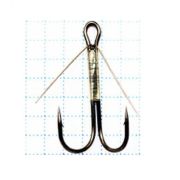 Крючок KOI «WEEDLESS DOUBLE HOOK», размер 2 (INT), цвет BN, двойник незацепл (5 шт.)