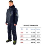 Костюм Aquatic К-19С (soft-shell, цвет: синий, размер 36-38)