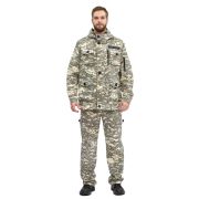 Костюм «СУМРАК» куртка/брюки, цвет: кмф «Цифра св.серый» , ткань: Рип-Стоп (48-50, 182-188)