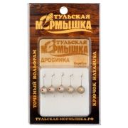 Мормышка тульская Дробинка 4,0 Серебро вес - 0,54 гр.