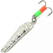 Блесна вертикальная «ЯМАН» Жучок с тройником, размер 25 мм, вес 3 г, цвет никель