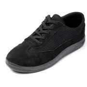 Кроссовки кожаные (спилок/сетка) (36)