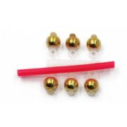 Микробисер «Яман» Латунь, d-3,2мм, цв. золотой, подвеска короткая(уп.6шт)