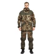 Костюм «ГОРКА-ГОРЕЦ» куртка/брюки, цвет: кмф «Питон коричневый»/т.хаки, ткань: Грета (56-58, 170-176