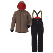 Костюм «Енот» Н детский утепленный (канада, оливковый/черный) (28-30/122-128)