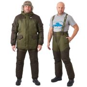 Костюм NOVA TEX Скат GRAYLING Зима таслан, хаки, -35С р.60-62/182-188