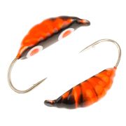 Мормышка вольф. W Spider Опарыш с ушком краш. 4,0мм, 1,00гр. 133