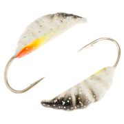 Мормышка вольф. W Spider Опарыш с ушком краш. 4,0мм, 1,00гр. 131P фосфорн.