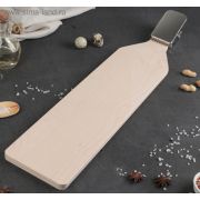 Доска разделочная для рыбы с зажимом, 60*13*1,5см, массив березы. 4773018