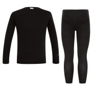 Термобелье «Аляска Н» детское Комплект (шерсть, черный) (38-40/146-152)