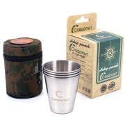 Рюмка СЛЕДОПЫТ 60 мл, в тубе из oxford camo pixel (4 шт.) PF-CWS-P31SET