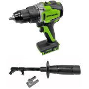 Дрель-шуруповерт акк Greenworks GD24DD90, 24V, 90 Нм, бесщет., без АКБ и ЗУ