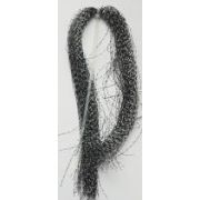 Материал Cristall Flach Silver-Black для вязки мух